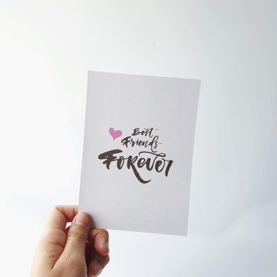 Best Friends Forever Greeting Card by Faith