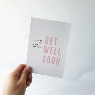 Get Well Soon Greeting Card by Faith