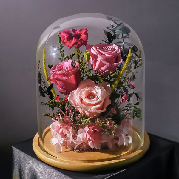 Grow In Love Preserved Flowers Dome Mood Shot